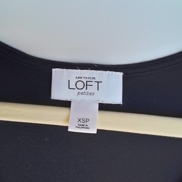 LOFT Midi Tee Dress Size XSmall Petite in Navy - Picture 4 of 5